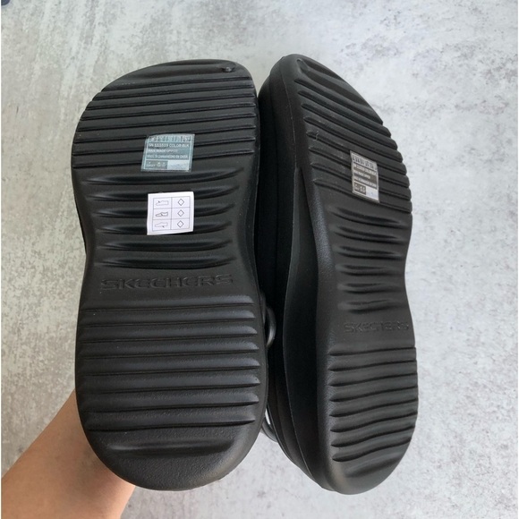 Skechers Womens Foamies Clog Pup Celebration Black Size 8 - Picture 11 of 13